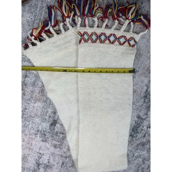 Swedish Norwegian Wool Hat And Scarf Set Lovikka Style Handmade Nordic - Picture 4 of 5